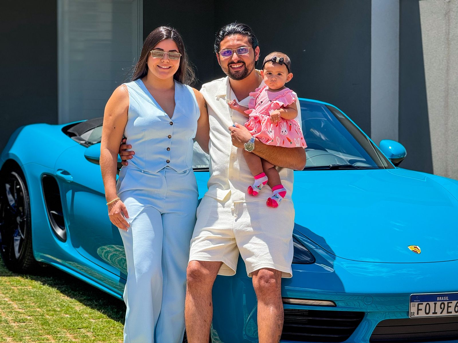 Márcio com a família